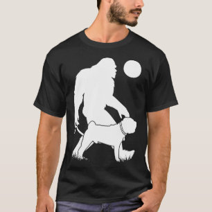 Camiseta Perro chino Shar Pei caminando