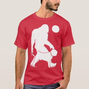 Camiseta Perro chino Shar Pei caminando