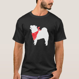 Camiseta Perro Chow Chow Con Banda Roja
