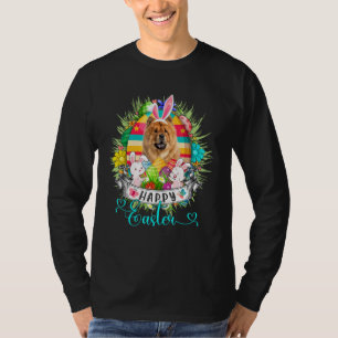 Camiseta Perro Chow Chow En Conjuntos De Cesta De Huevos De