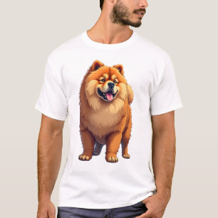 Camiseta Perro Chow Chow Raza de Perro Chino para un Chow C