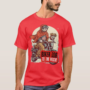 Camiseta Perro ciclista al rescate 1