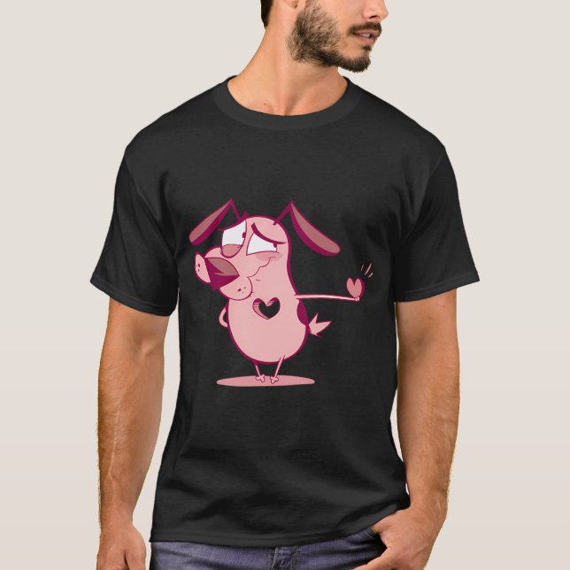 Camiseta Perro cobarde de valor (Anverso)
