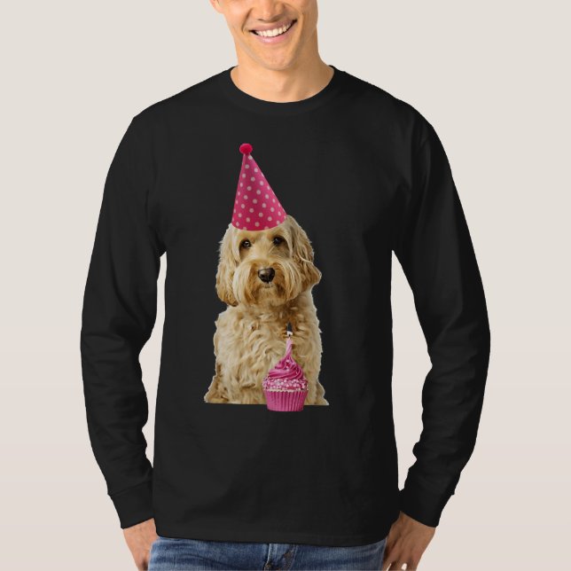 Camiseta Perro Cockapoo con tarta de copa Cockapoo Mamá Coc (Anverso)