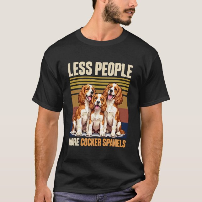 Camiseta Perro Cocker Spaniel (Anverso)
