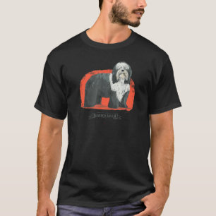 Camiseta Perro Collie con barba