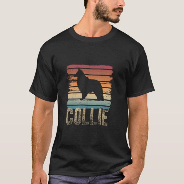 Camiseta Perro Collie de Pelo Largo (Anverso)