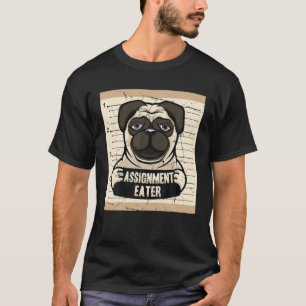 Camiseta Perro - Comedor de asignaciones - Vestido perezoso