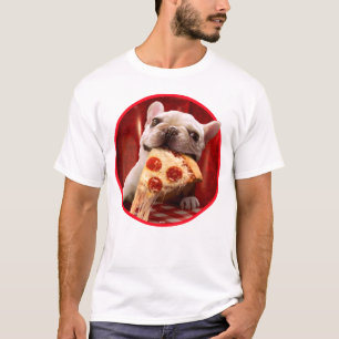 Camiseta Perro comiendo pizza Slice