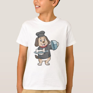 Camiseta Perro como chef con Plata y Huesos