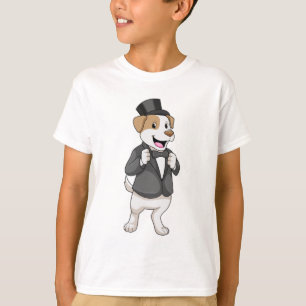 Camiseta Perro como novio con cinta