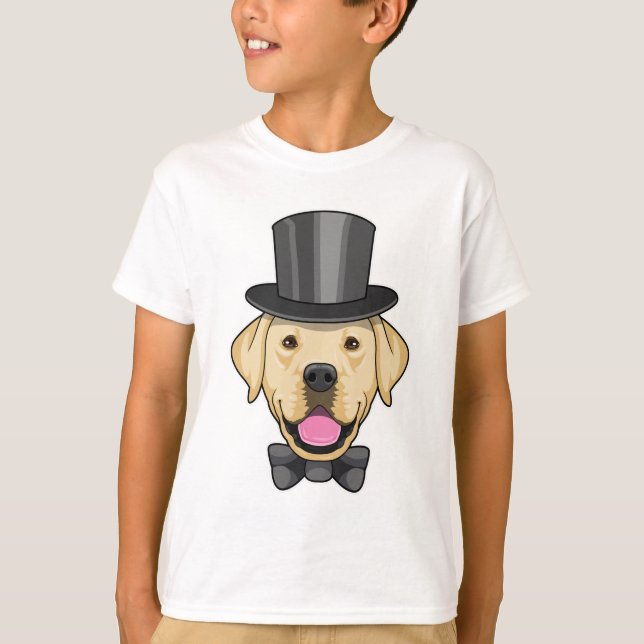 Camiseta Perro como Novio con Corbata de Lazo (Anverso)