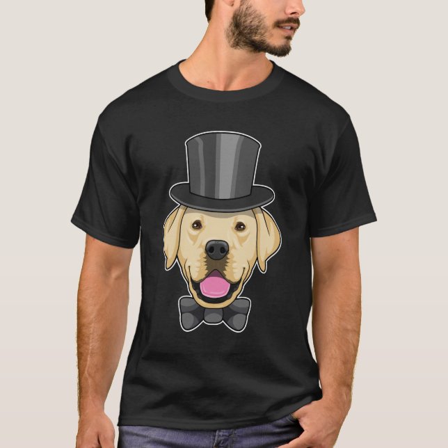 Camiseta Perro como novio con moño (Anverso)