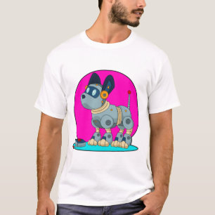 Camiseta Perro como robot