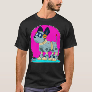 Camiseta Perro como robot
