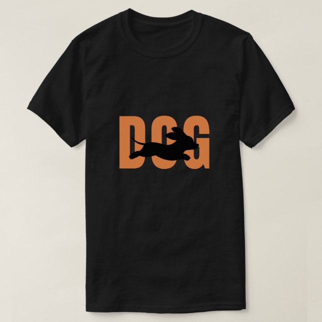Camiseta Perro con acciones (Diseño del anverso)