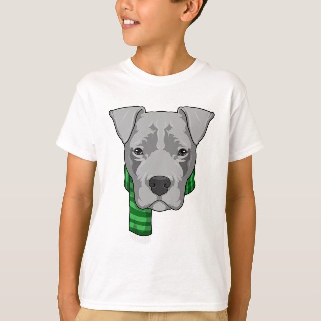 Camiseta Perro con bufanda (Anverso)