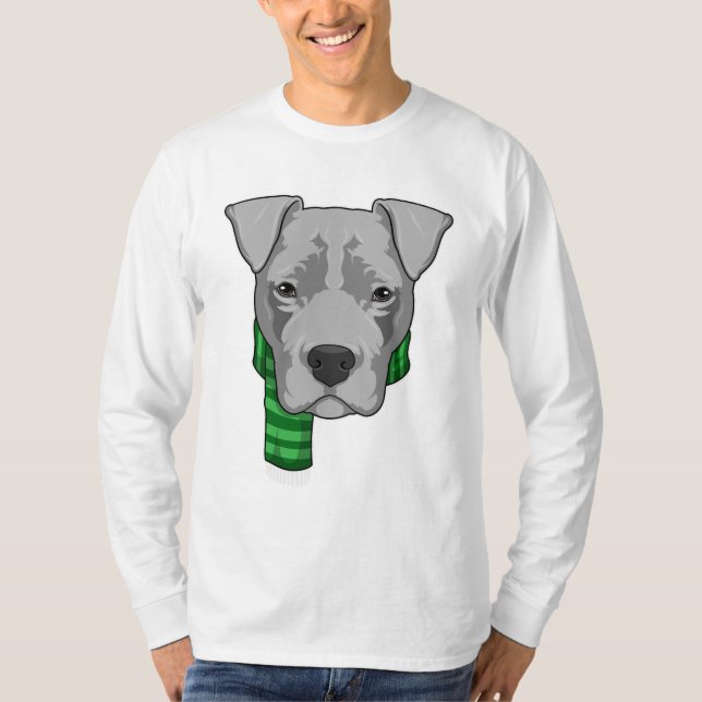 Camiseta Perro con bufanda (Anverso)