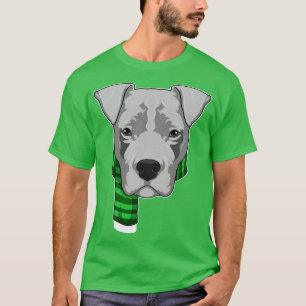 Camiseta Perro con bufanda