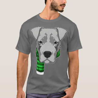 Camiseta Perro con bufanda