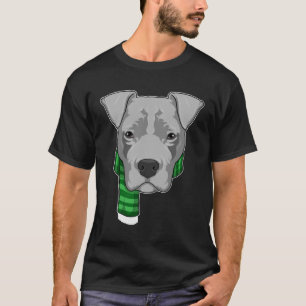Camiseta Perro con bufanda