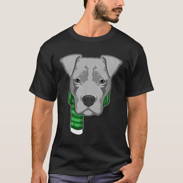 Camiseta Perro con bufanda (Anverso)