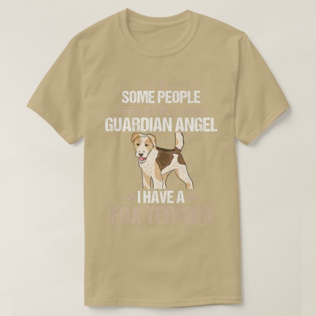 Camiseta Perro con cable para el Terrier (Diseño del anverso)