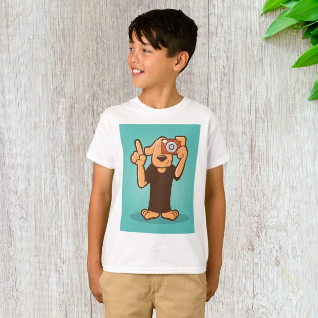 Camiseta Perro con cámara (Subido por el creador)