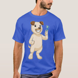 Camiseta Perro con cepillo de dientes