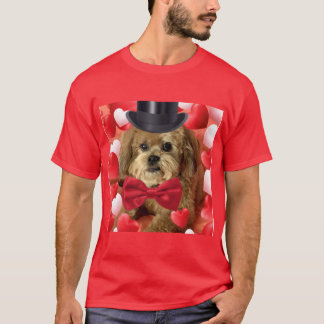 Camiseta Perro con corazón