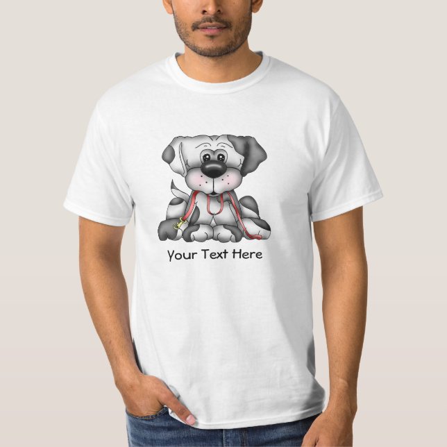 Camiseta Perro con el correo (personalizable) (Anverso)