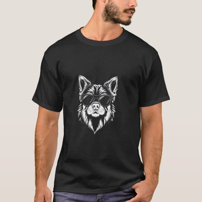 Camiseta Perro con Estilo (Anverso)