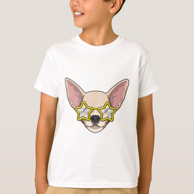 Camiseta Perro con gafas de sol (Anverso)