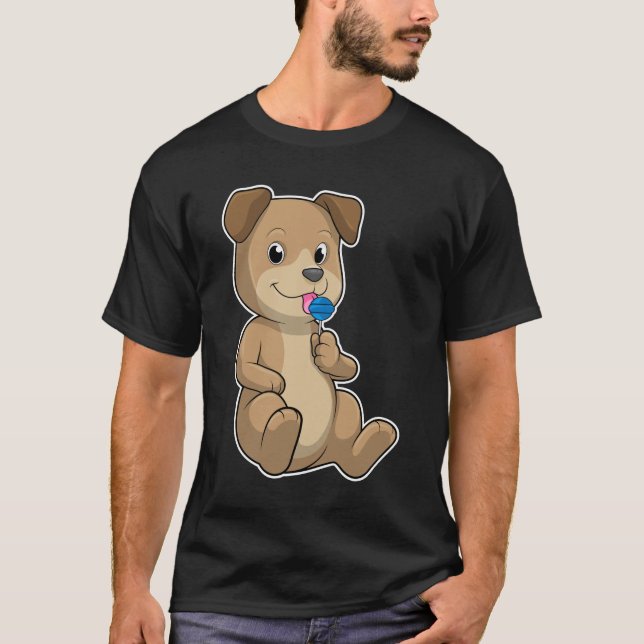 Camiseta Perro con golosinas (Anverso)