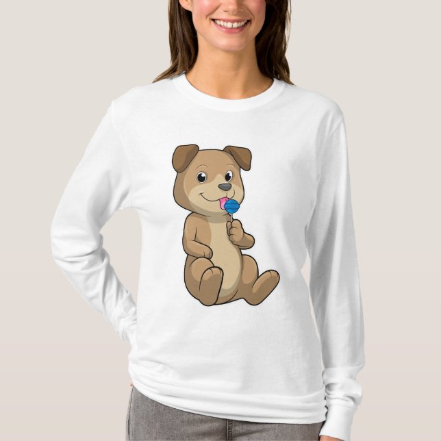 Camiseta Perro con golosinas (Anverso)