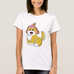 Camiseta Perro con helado Waffle