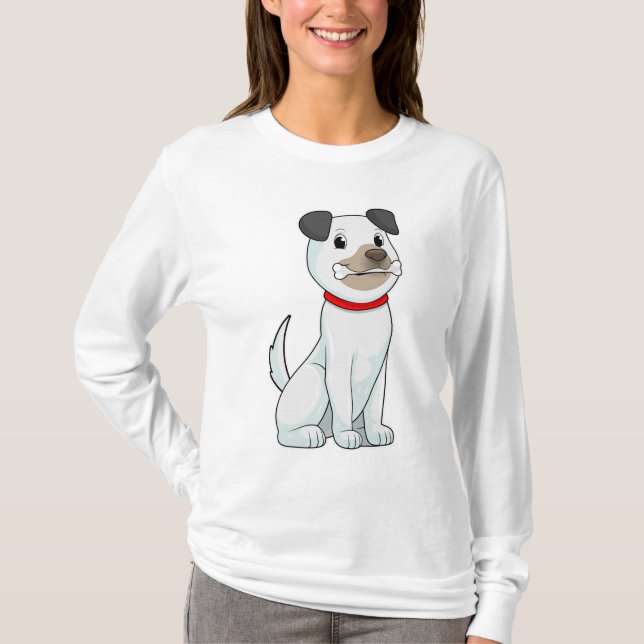 Camiseta Perro con hueso (Anverso)