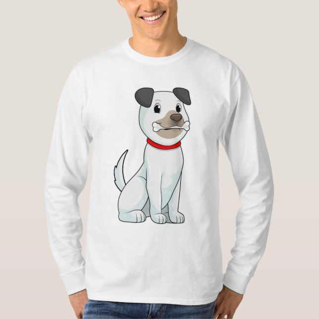 Camiseta Perro con hueso (Anverso)