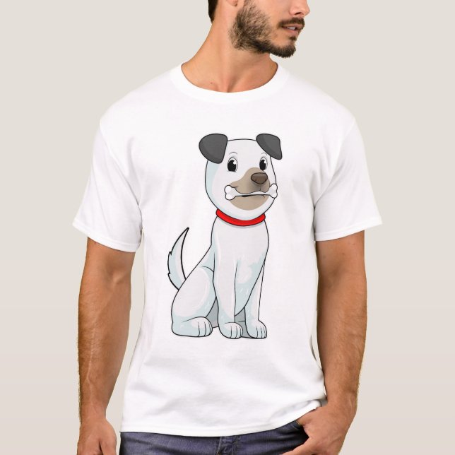 Camiseta Perro con hueso (Anverso)