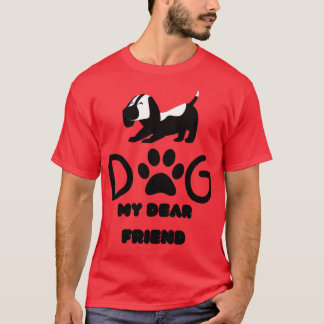 Camiseta perro con huevo de huevo