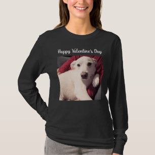 Camiseta Perro con papá Día de San Valentín