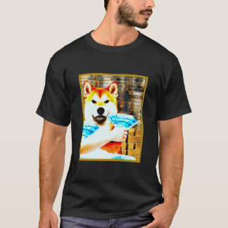 Camiseta Perro con puños de diamante