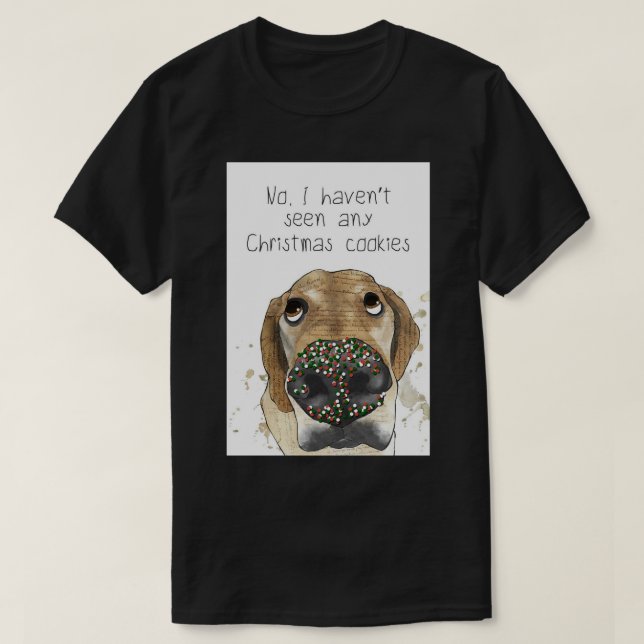 Camiseta Perro con salpicaduras en la nariz Qué cocina Gree (Diseño del anverso)