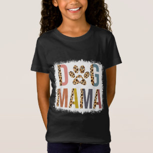Camiseta Perro con sangre Mama Leopard & Boho Mom Life Madr