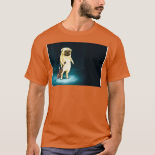 Camiseta Perro con su máscara de violín
