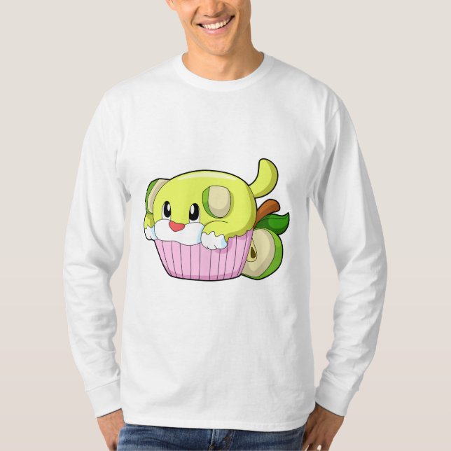 Camiseta Perro con torta (Anverso)