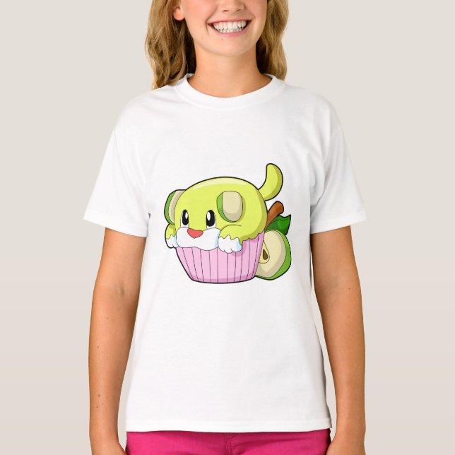 Camiseta Perro con torta (Anverso)