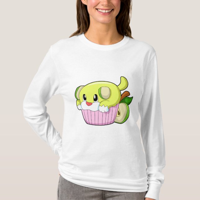 Camiseta Perro con torta (Anverso)