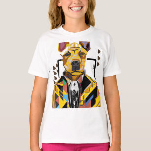Camiseta Perro con traje: Arte digital