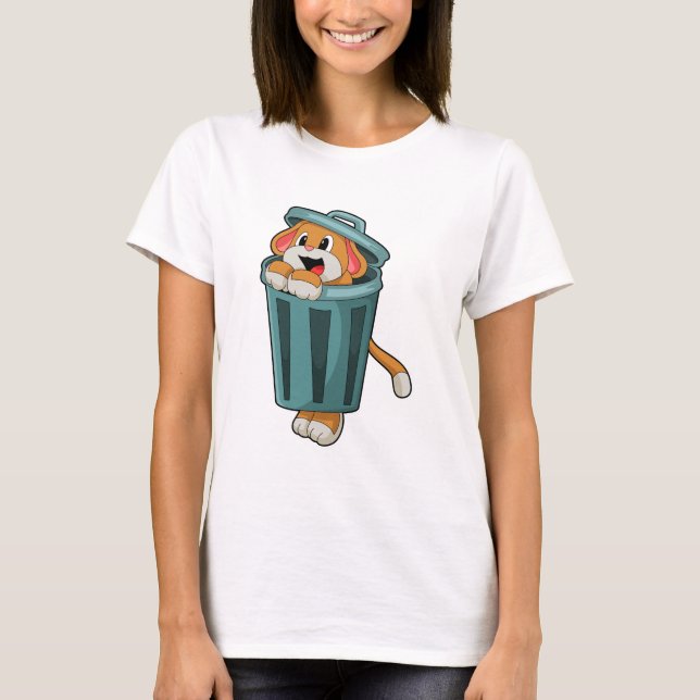 Camiseta Perro con Trashcan (Anverso)
